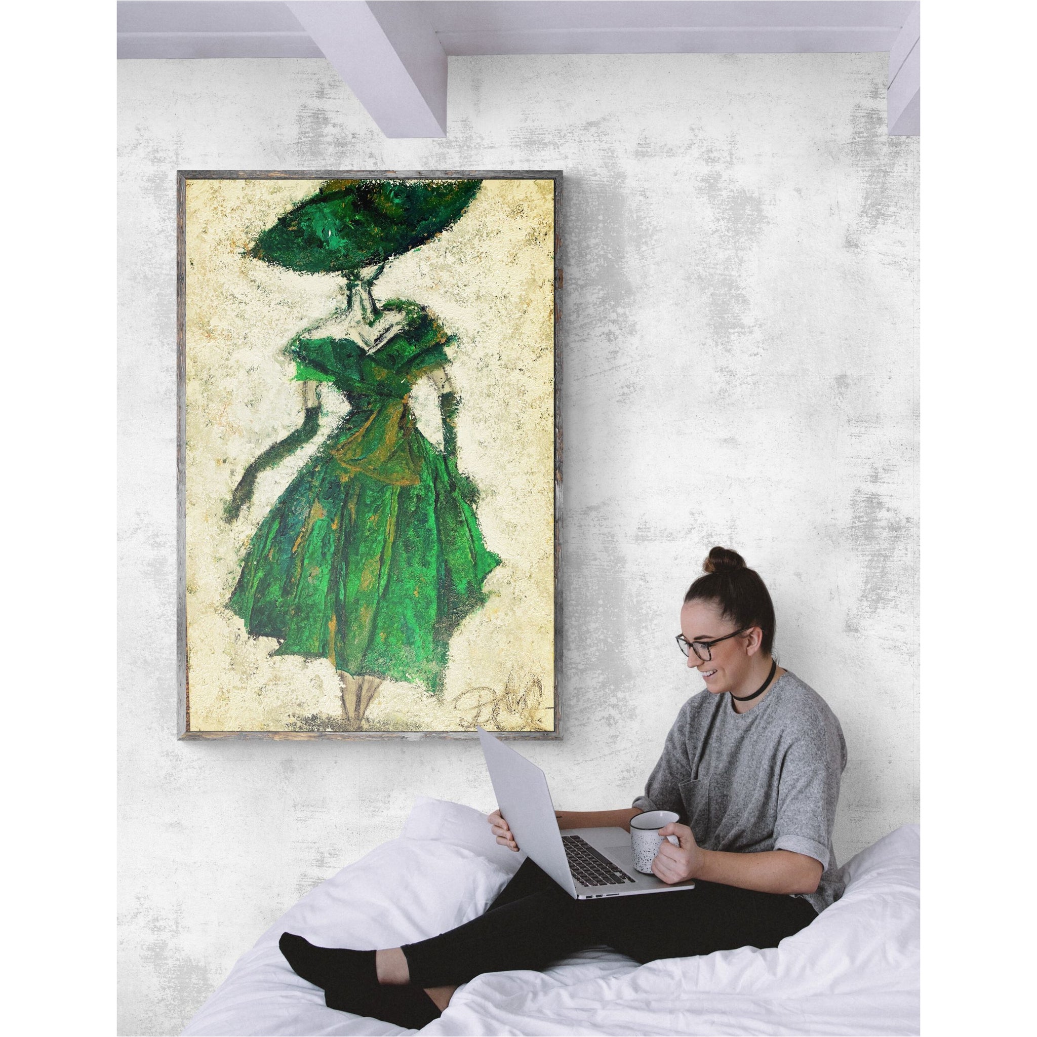 "Vintage in Green"